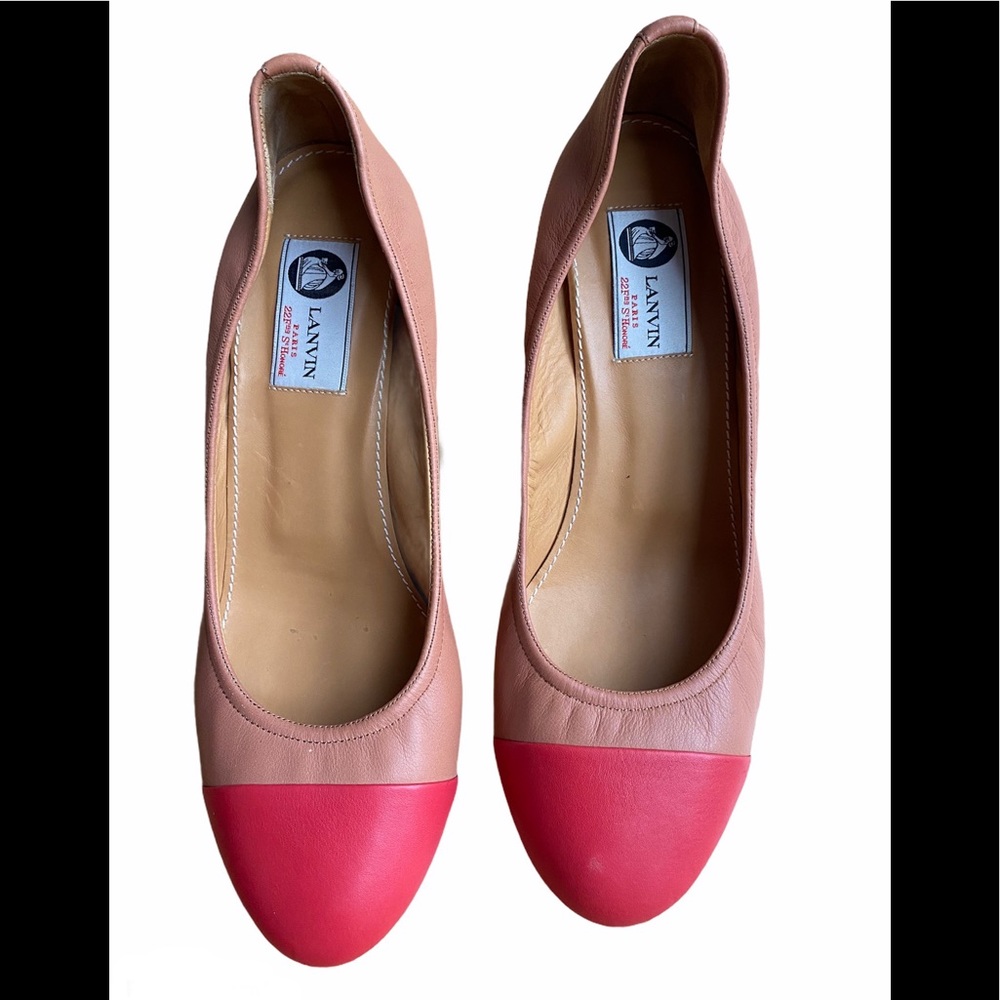 Lanvin Ballerine Captoe Heels